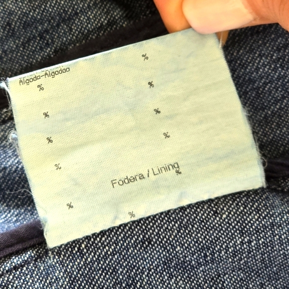 Fendi Diamonte Vintage Blue Denim Long-Sleeve Coat with Fringe - Picture 11 of 16